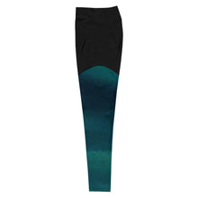 Cargar imagen en el visor de la galería, Sea Green Sports Leggings