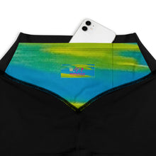 Load image into Gallery viewer, Blue Wave 2 Sports Leggings