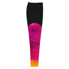 Cargar imagen en el visor de la galería, Burst of Pink Sports Leggings