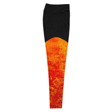 Cargar imagen en el visor de la galería, Summer Fire Sports Leggings