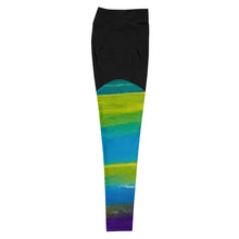 Load image into Gallery viewer, Blue Wave 2 Sports Leggings