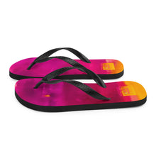 Load image into Gallery viewer, Burst of Pink Flip-Flops