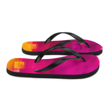 Load image into Gallery viewer, Burst of Pink Flip-Flops