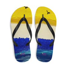 Load image into Gallery viewer, Art Beach Flip-Flops