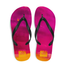 Load image into Gallery viewer, Burst of Pink Flip-Flops