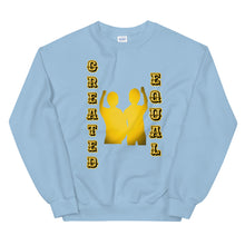 Load image into Gallery viewer, Created Equal Unisex Sweatshirt