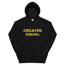 Load image into Gallery viewer, Created Equal Unisex Hoodie