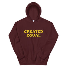 Load image into Gallery viewer, Created Equal Unisex Hoodie