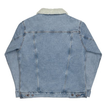 Load image into Gallery viewer, Stay Active Stay Healthy Unisex denim sherpa jacket