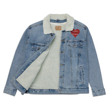 Load image into Gallery viewer, Stay Active Stay Healthy Unisex denim sherpa jacket