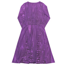 Load image into Gallery viewer, Lilac long sleeve midi dress
