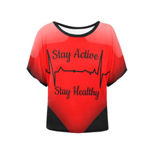 Cargar imagen en el visor de la galería, Stay Active Stay Healthy Batwing Sleeve T-shirt
