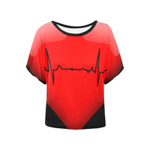 Cargar imagen en el visor de la galería, Heartbeat Batwing Sleeve T-shirt
