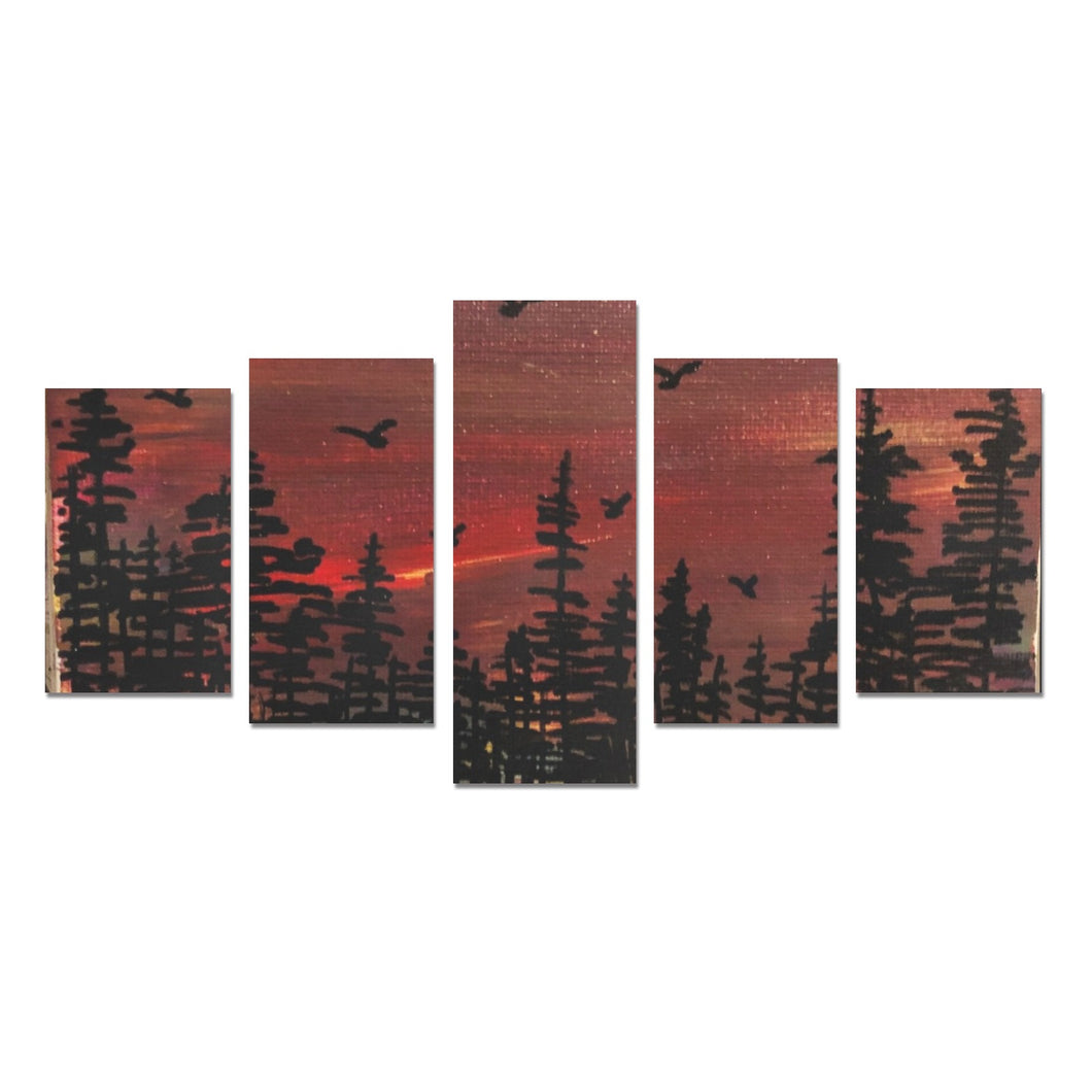 Serenity Wall Art (No Frame) 5-Pieces
