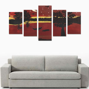 Tranquility Wall Art (No Frame) 5-Pieces