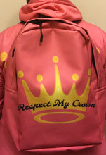 Load image into Gallery viewer, Respect My Crown Backpack
