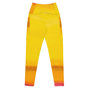 Sunburst 2 Crossover leggings with pockets