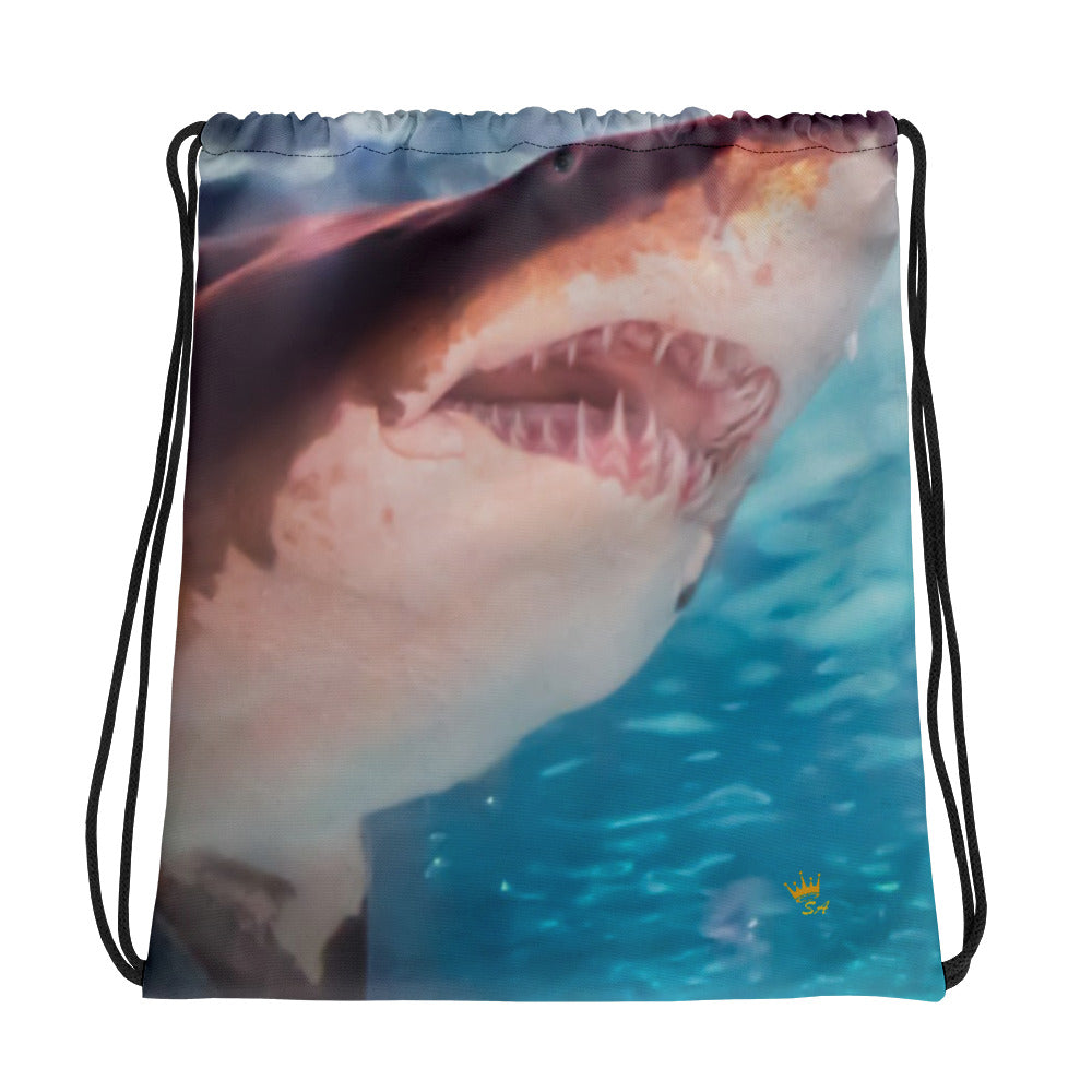 Shark Drawstring bag