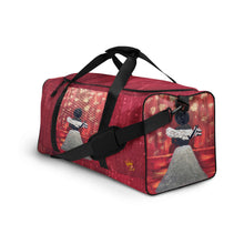 Load image into Gallery viewer, Silver Dress Duffle bag
