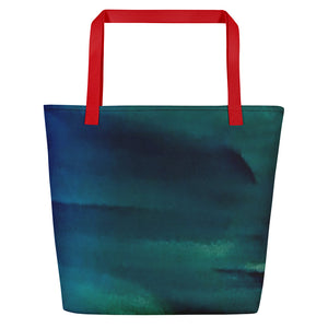 Sea Green Beach Bag