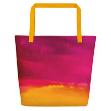 Load image into Gallery viewer, Burst of Pink Beach Bag
