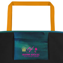 Load image into Gallery viewer, Sea Green Beach Bag
