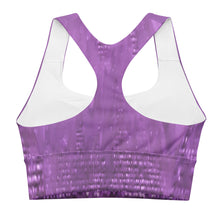 Load image into Gallery viewer, Lilac Longline sports bra

