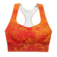 Load image into Gallery viewer, Summer Fire Longline sports bra
