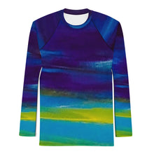 Load image into Gallery viewer, Blue Wave Men&#39;s Rash Guard
