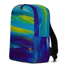 Load image into Gallery viewer, Blue Wave Minimalist Backpack
