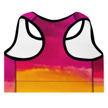 Load image into Gallery viewer, Burst of Pink Padded Sports Bra

