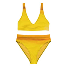 Load image into Gallery viewer, Sunburst Recycled high-waisted bikini
