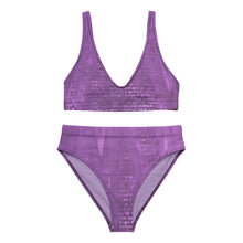 Cargar imagen en el visor de la galería, Lilac Recycled high-waisted bikini
