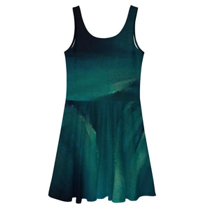 Sea Green Skater Dress