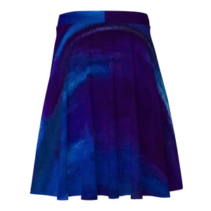 Blue Wave 2 Skater Skirt