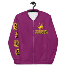 Load image into Gallery viewer, King Unisex Bomber Jacket
