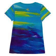 Load image into Gallery viewer, Blue Wave Women&#39;s Athletic T-shirt
