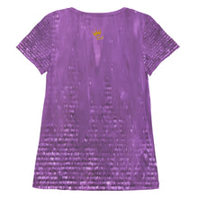 Cargar imagen en el visor de la galería, Lilac Women&#39;s Athletic T-shirt
