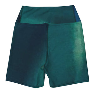 Sea Green Yoga Shorts