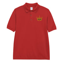 Load image into Gallery viewer, Crown Embroidered Polo Shirt
