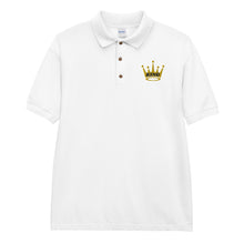 Load image into Gallery viewer, Crown Embroidered Polo Shirt
