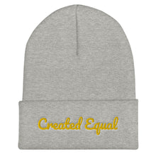 Load image into Gallery viewer, Created Equal Cuffed Beanie
