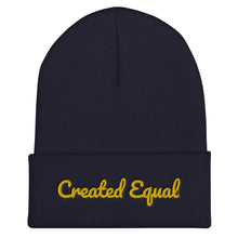 Load image into Gallery viewer, Created Equal Cuffed Beanie
