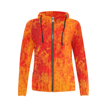 Load image into Gallery viewer, Orange Burst Hoodie Jacket
