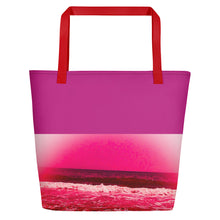 Load image into Gallery viewer, Pink Ocean Beach Bag
