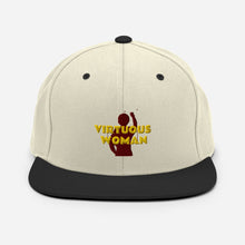 Load image into Gallery viewer, Virtuous Woman Snapback Hat
