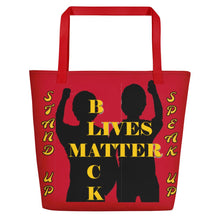 Cargar imagen en el visor de la galería, Black Lives Matter Beach Bag - Shannon Alicia LLC

