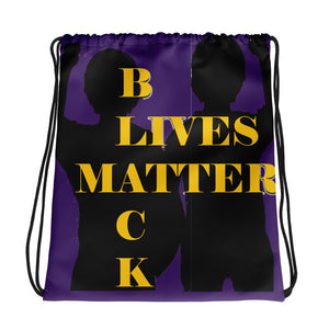 Black Lives Matter Drawstring bag