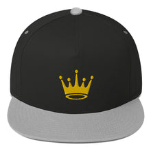 Load image into Gallery viewer, Crown Flat Bill Cap
