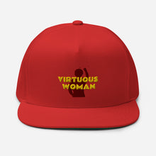Cargar imagen en el visor de la galería, Virtuous Woman Flat Bill Cap
